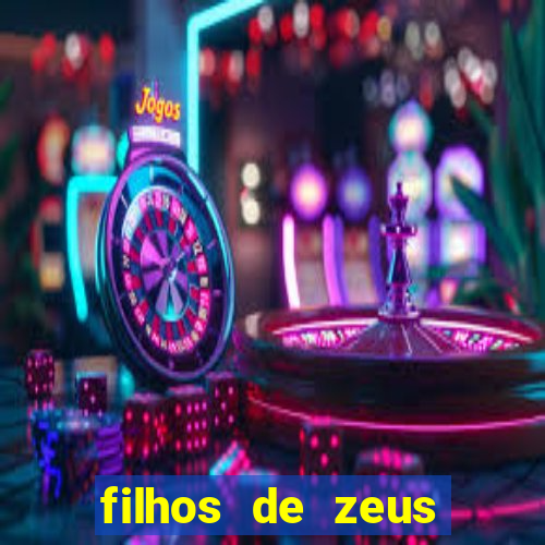 filhos de zeus mitologia grega